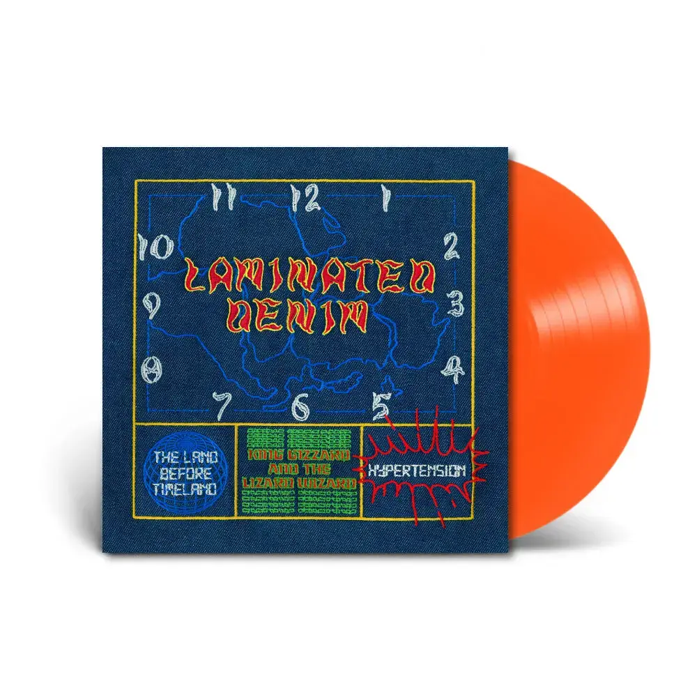 p(doom) records King Gizzard & The Lizard Wizard - Laminated Denim (Orange Habanero Vinyl)