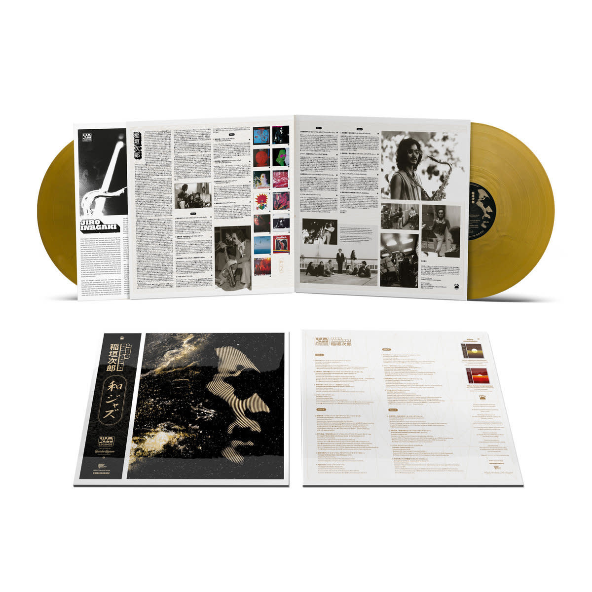 180g Jiro Inagaki - WaJazz Legends: Selected by Yusuke Ogawa (Gold Vinyl)