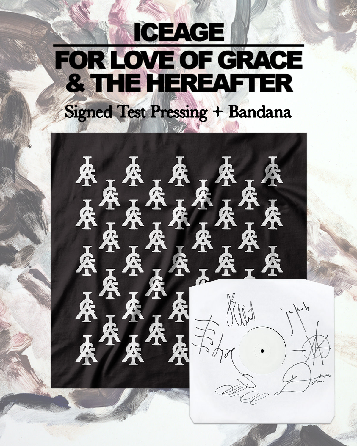 Mexican Summer Iceage - For Love of Grace & the Hereafter (Blue Vinyl) + BANDANA & SIGNED TEST PRESSING COMPETITION