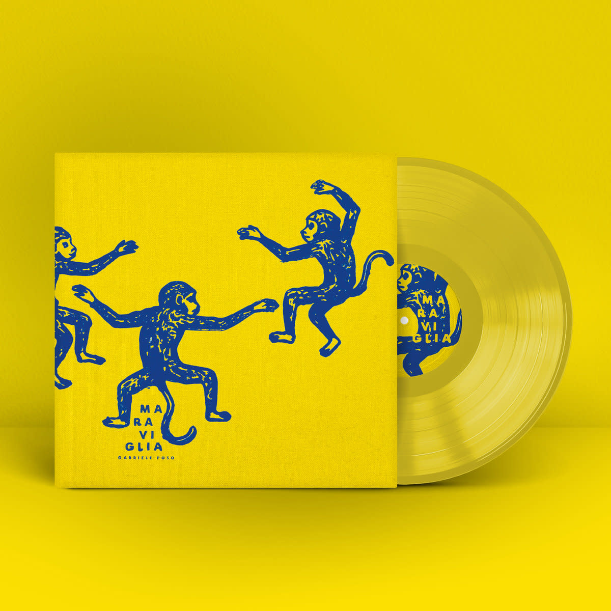 AG Records Gabriele Poso - Maraviglia (Yellow Vinyl)