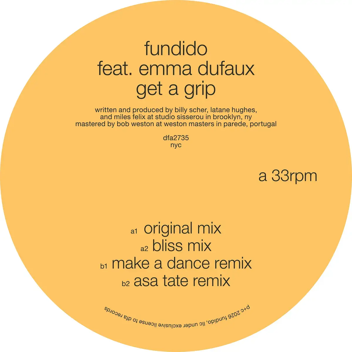 DFA Fundido feat. Emma Dufaux - Get A Grip