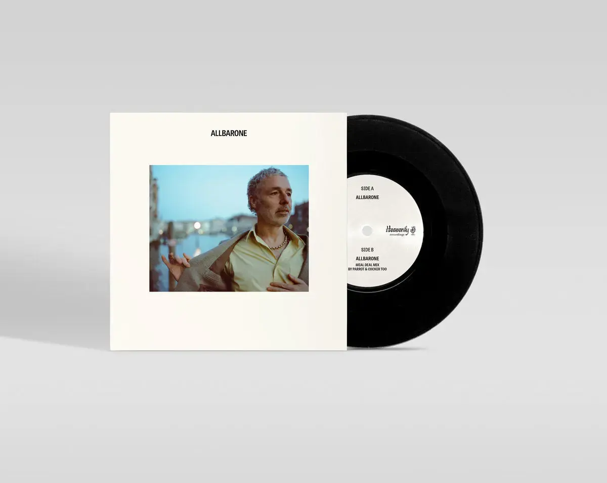 Heavenly Recordings Baxter Dury - Allbarone / Allbarone (Meal Deal Mix by Parrot and Cocker Too)