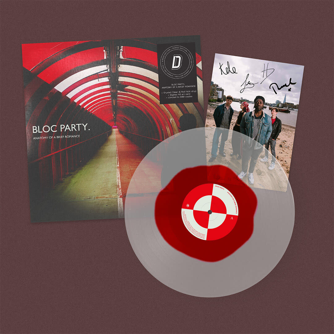 SIGNED Bloc Party - Anatomy Of A Brief Romance (Dinked Edition)