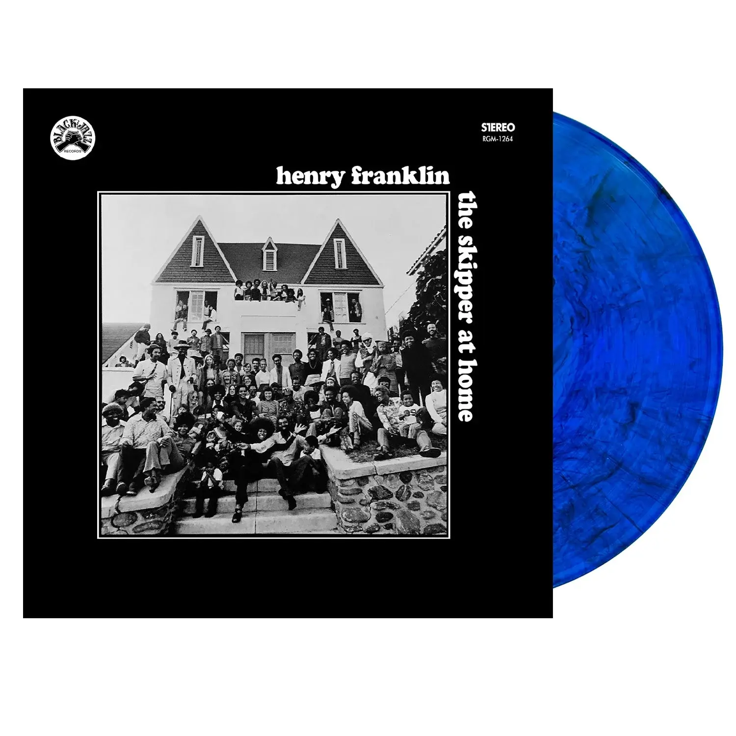 Real Gone Music Henry Franklin - The Skipper at Home (Blue & Black Swirl Vinyl)