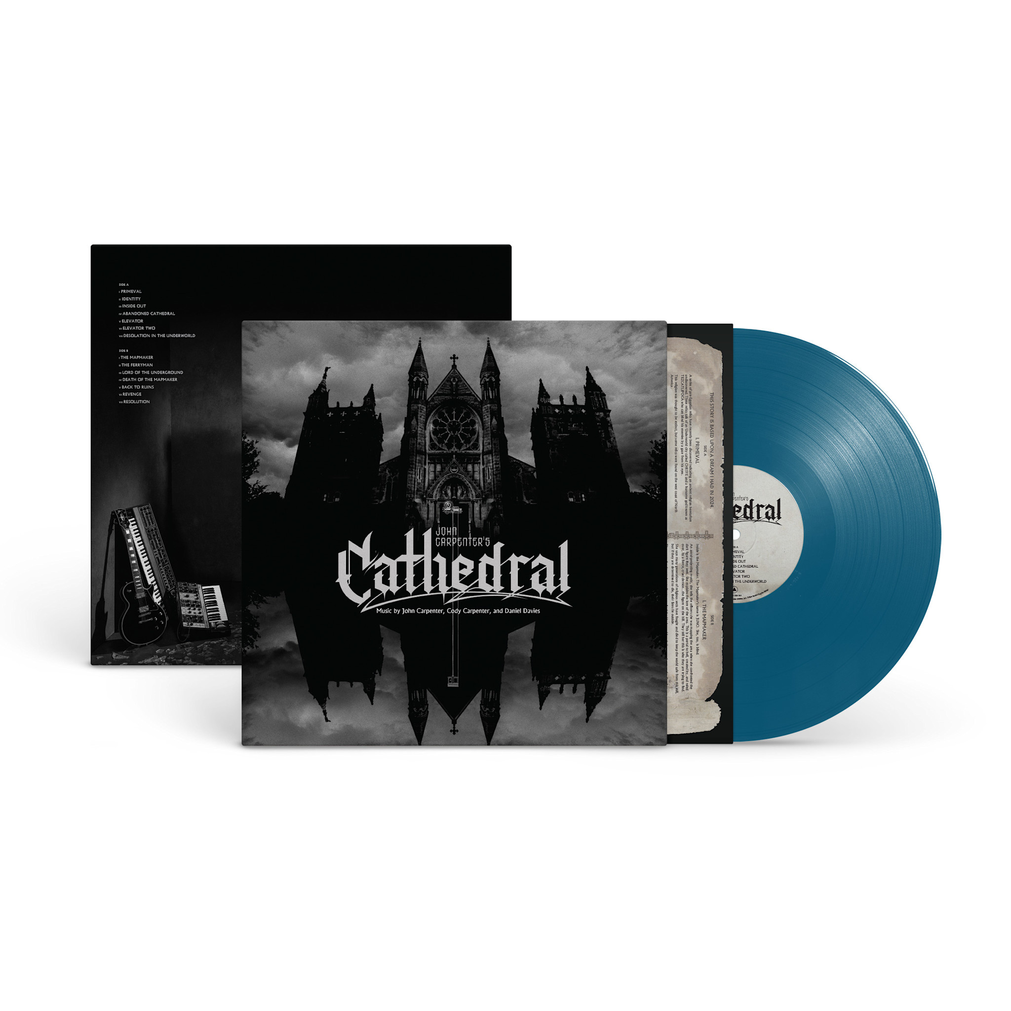 Sacred Bones Records John Carpenter, Cody Carpenter & Daniel Davies - Cathedral (Deep Blue Vinyl)