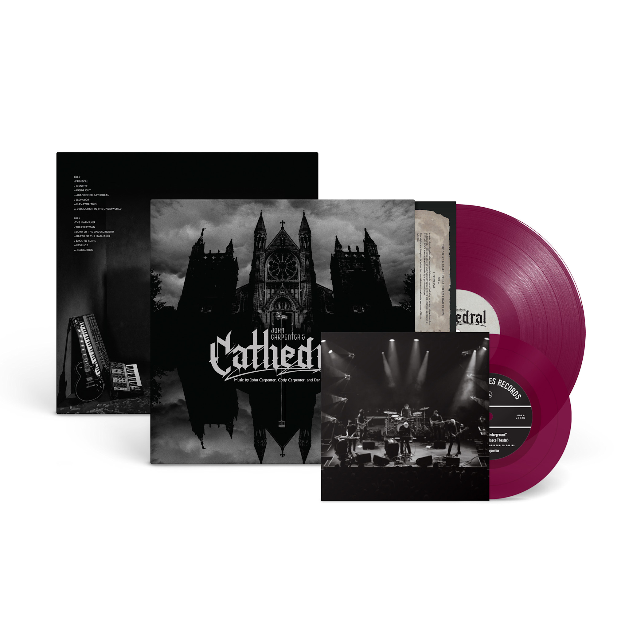 Sacred Bones Records John Carpenter, Cody Carpenter & Daniel Davies - Cathedral (Deluxe Amethist Vinyl)