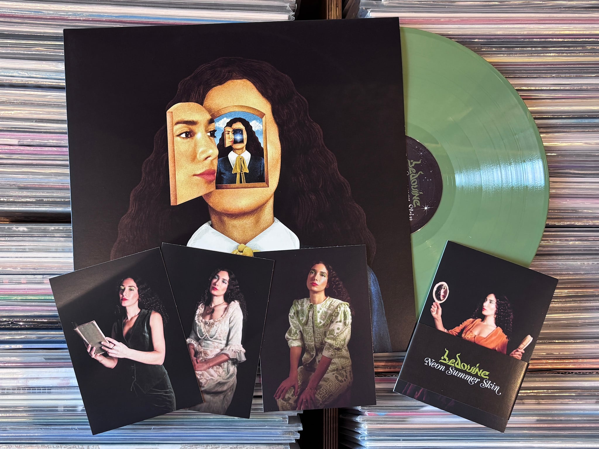 Bedouine - Neon Summer Skin (Olive Green Vinyl) + POSTCARD PACK