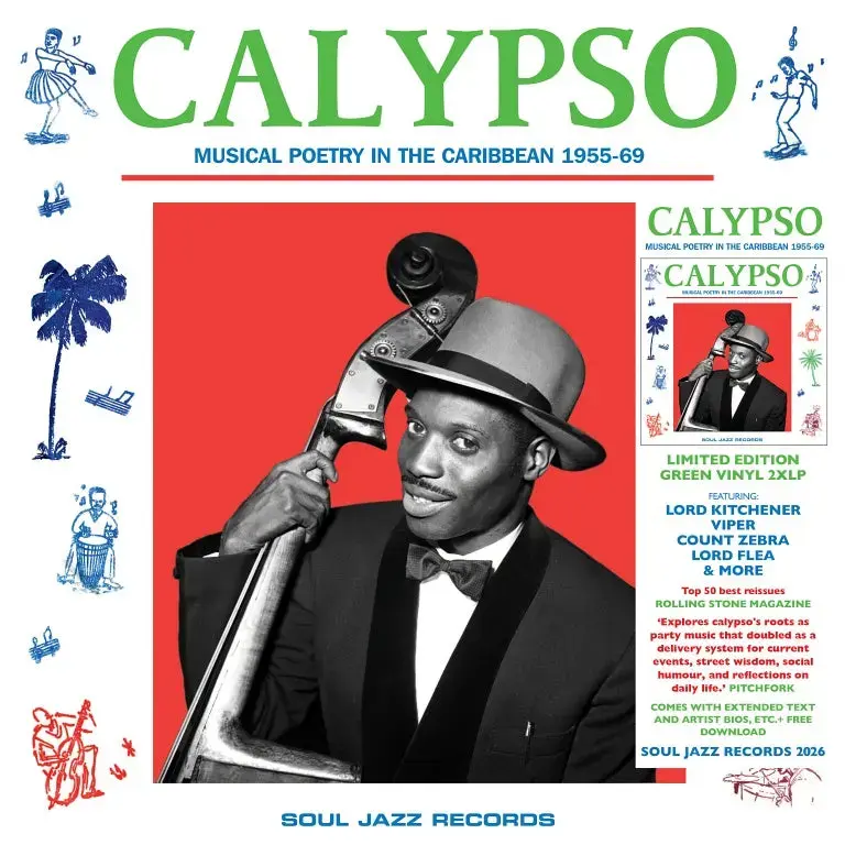 Soul Jazz Records Various - Calypso: Musical Poetry In The Caribbean 1955-69 (Green Vinyl)