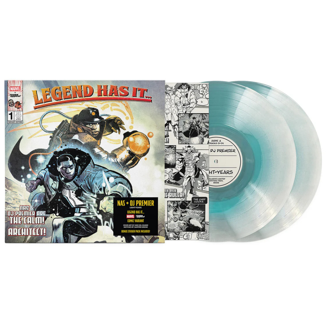 Mass Appeal Nas & DJ Premier - Light-Years (Marvel Edition Celestial Freeze Vinyl)