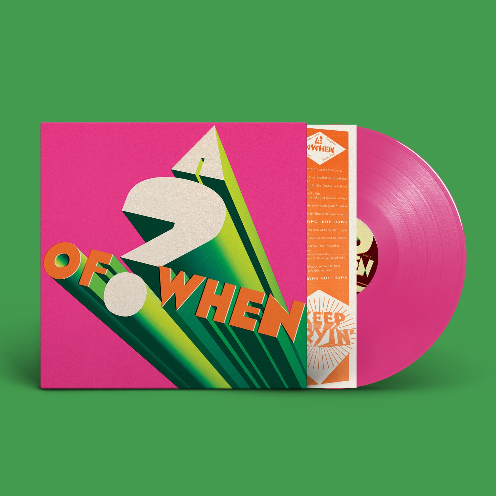 Domino Records Panda Bear & Sonic Boom - A ? Of WHEN (Pink Vinyl)