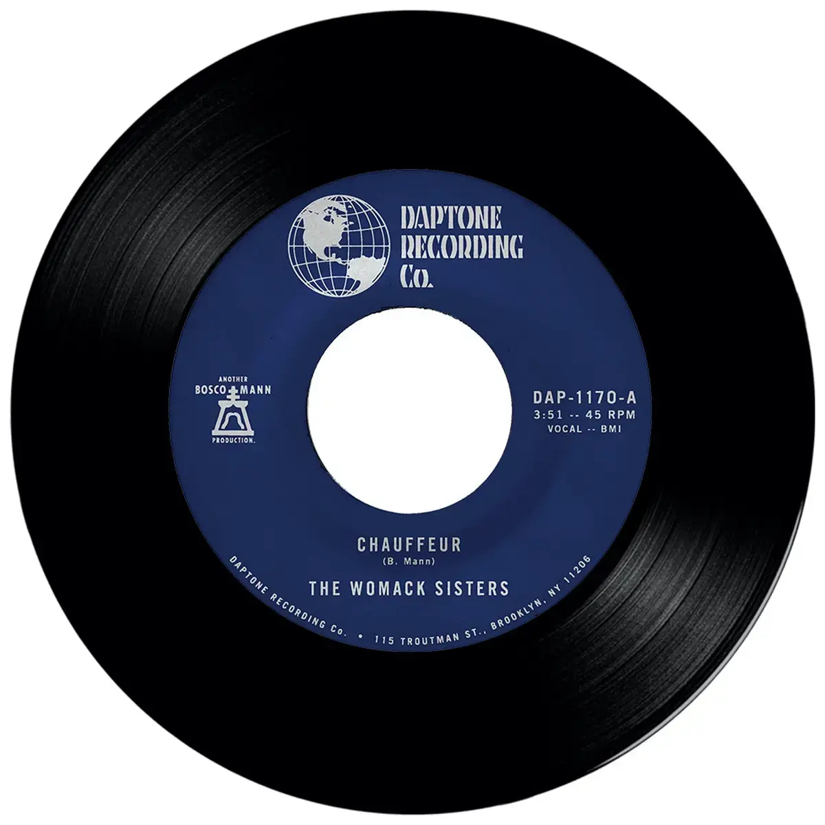 Daptone Records The Womack Sisters - Chauffeur / Chauffeur (Instrumental)