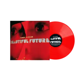 Warner SIGNED Primal Scream - Beautiful Future (Red Vinyl)