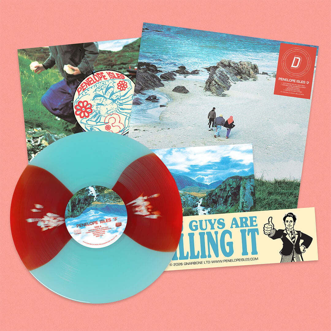 Bella Union Penelope Isles - 3 (‘Hot Wings’ Red & Blue Vinyl) (Dinked Edition)