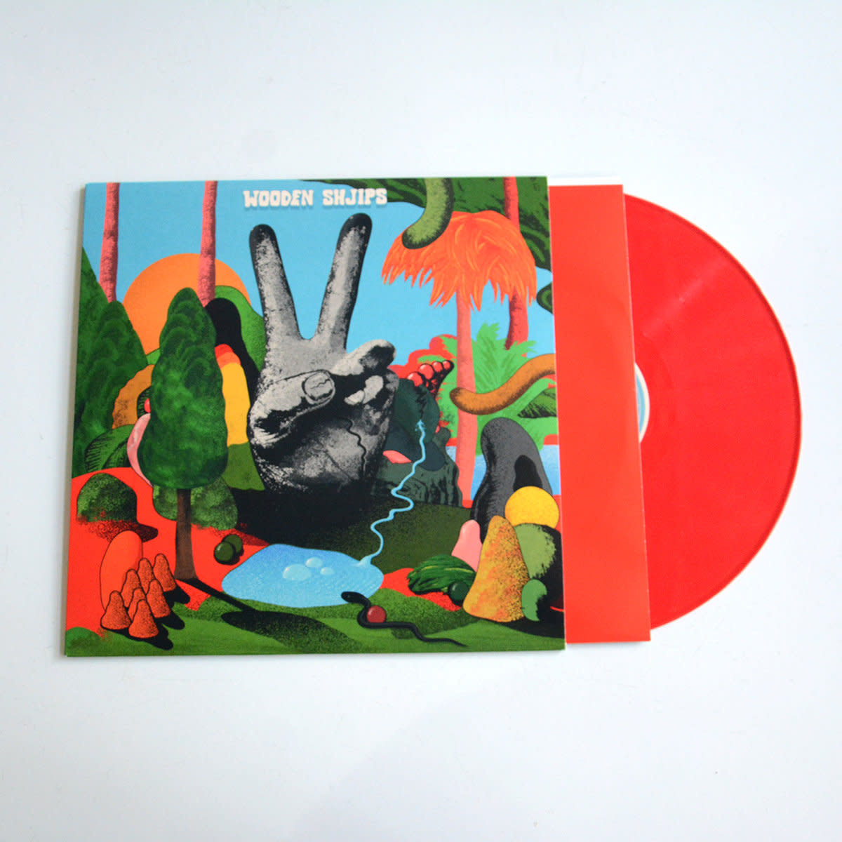 Thrill Jockey Wooden Shjips - V (Red Vinyl)