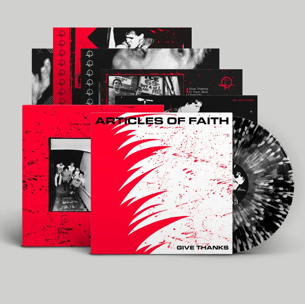Futurismo Articles Of Faith - Give Thanks (Black & White Splatter Vinyl)
