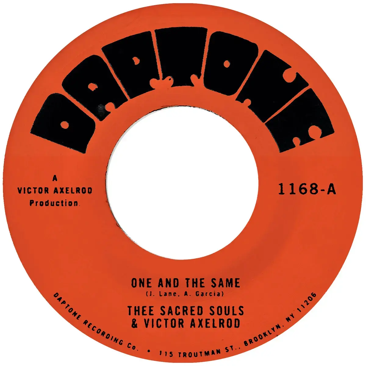 Daptone Records Thee Sacred Souls & Victor Axelrod - One and the Same / Same Difference
