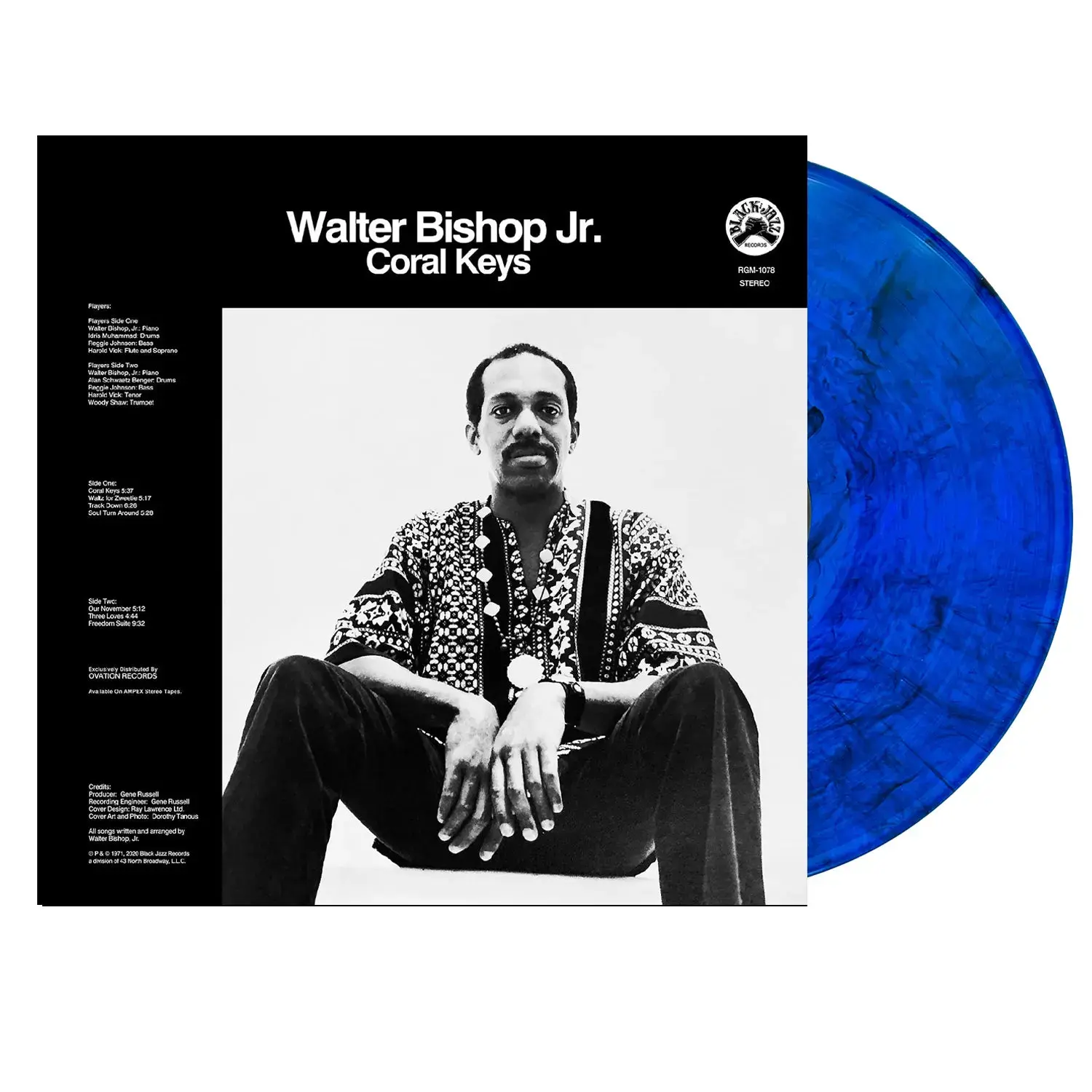 Real Gone Music Walter Bishop Jr. - Coral Keys (Blue & Black Swirl Vinyl)