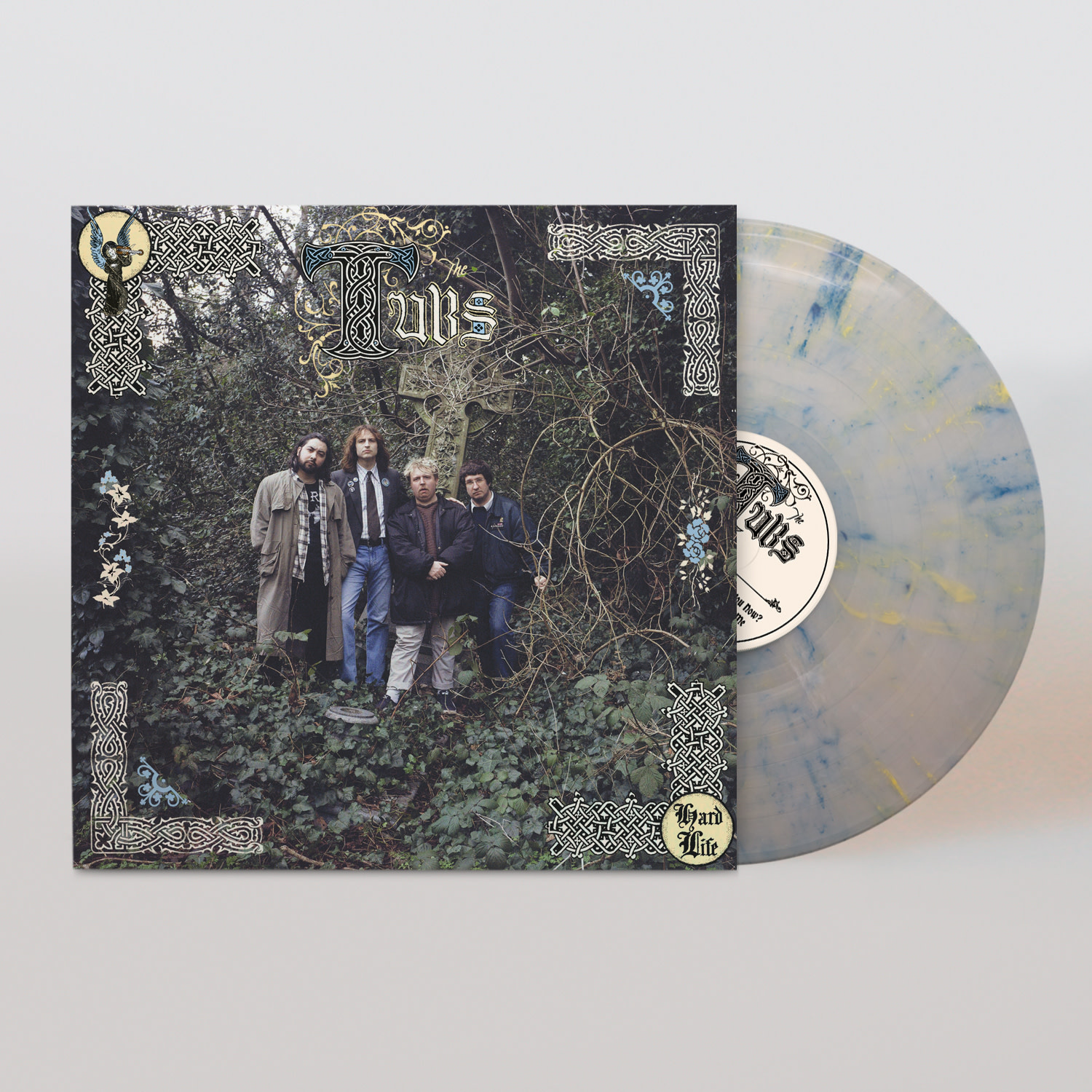 Merge Records The Tubs - Hard Life (Natural w/ Blue & Yellow Swirl) + SIGNED PRINT
