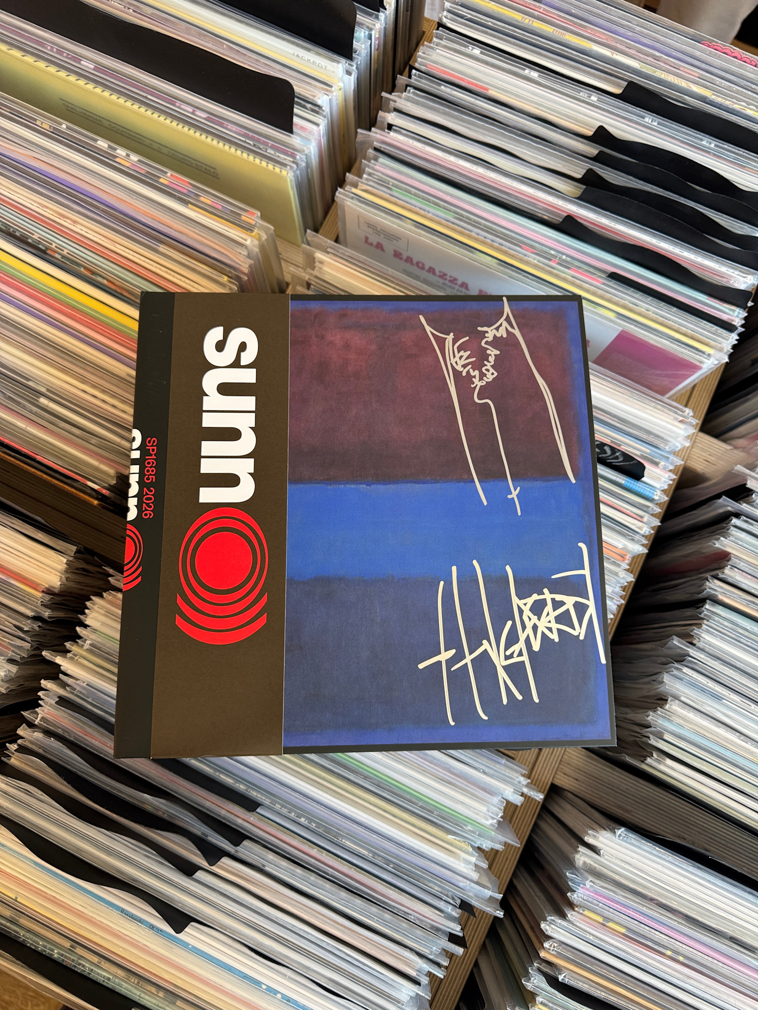 Sub Pop Records SIGNED sunn O))) - sunn O))) (Loser Edition Oxblood Vinyl)