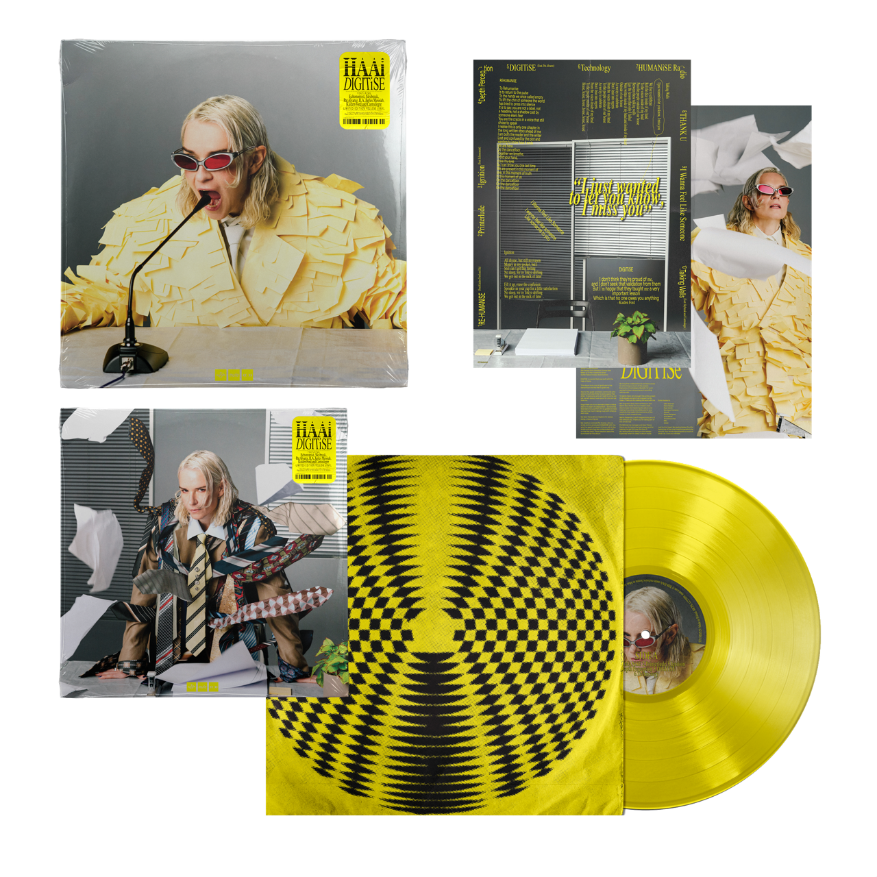 Mute Records HAAi - DIGITiSE (Yellow Vinyl)
