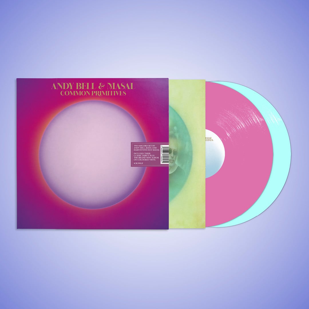 Sonic Cathedral Andy Bell & Masal - Common Primitives (Transparent Blue/Violet Vinyl)