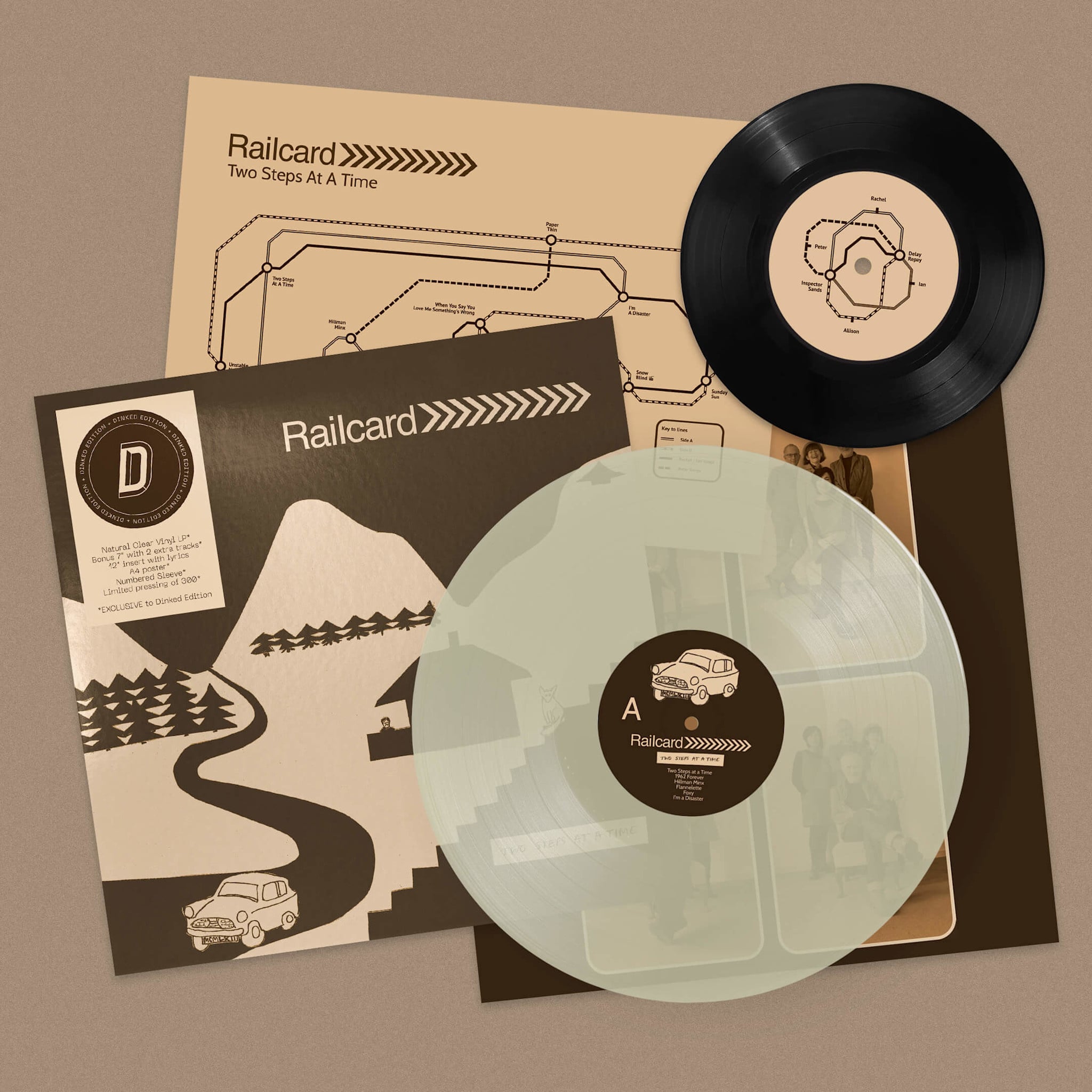 Skep Wax Railcard - Two Steps At A Time (Dinked Edition)