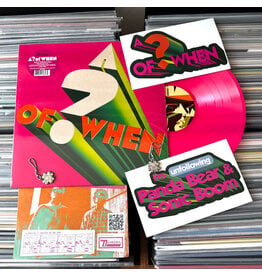 Domino Records Panda Bear & Sonic Boom - A ? Of WHEN (Pink Vinyl) + PROMO PACK