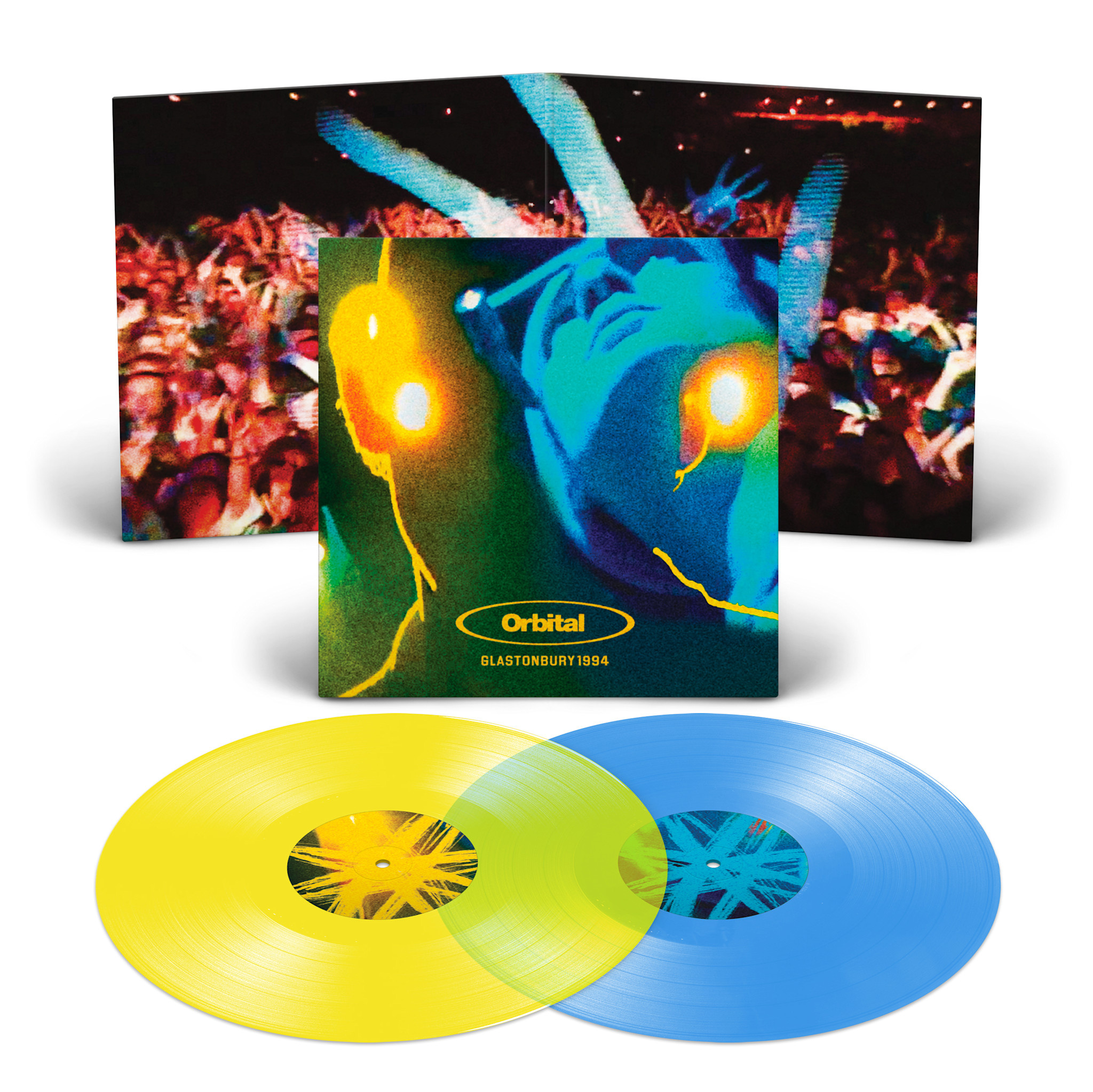 London Records Orbital - Glastonbury 1994 (Transparent Yellow & Blue Vinyl)