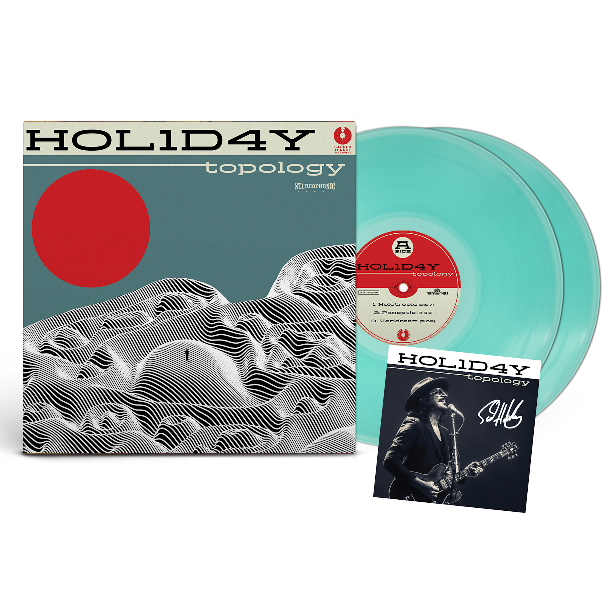 Sacred Tongue Recordings HOL1D4Y - Topology (Sea Glass Vinyl) + EXCLUSIVE SIGNED PRINT