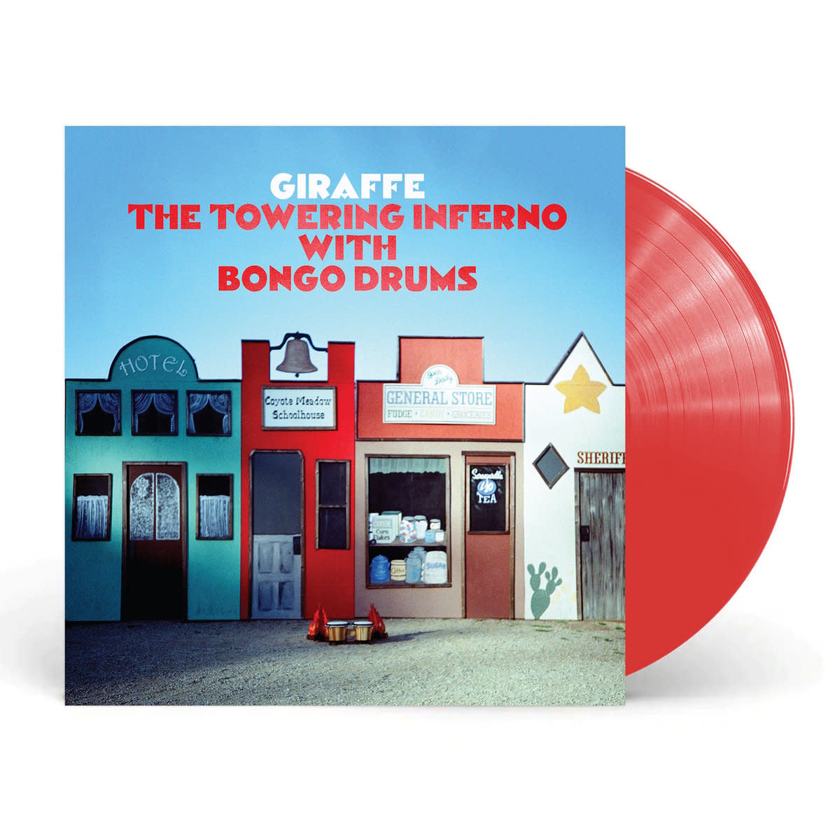 ORG Music Giraffe - The Towering Inferno With Bongo Drums (Red Vinyl)
