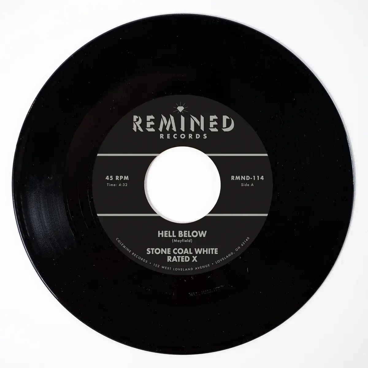 Colemine Records Stone Coal White - Hell Below / Free