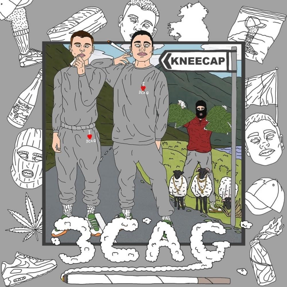 Heavenly Recordings KNEECAP - 3CAG