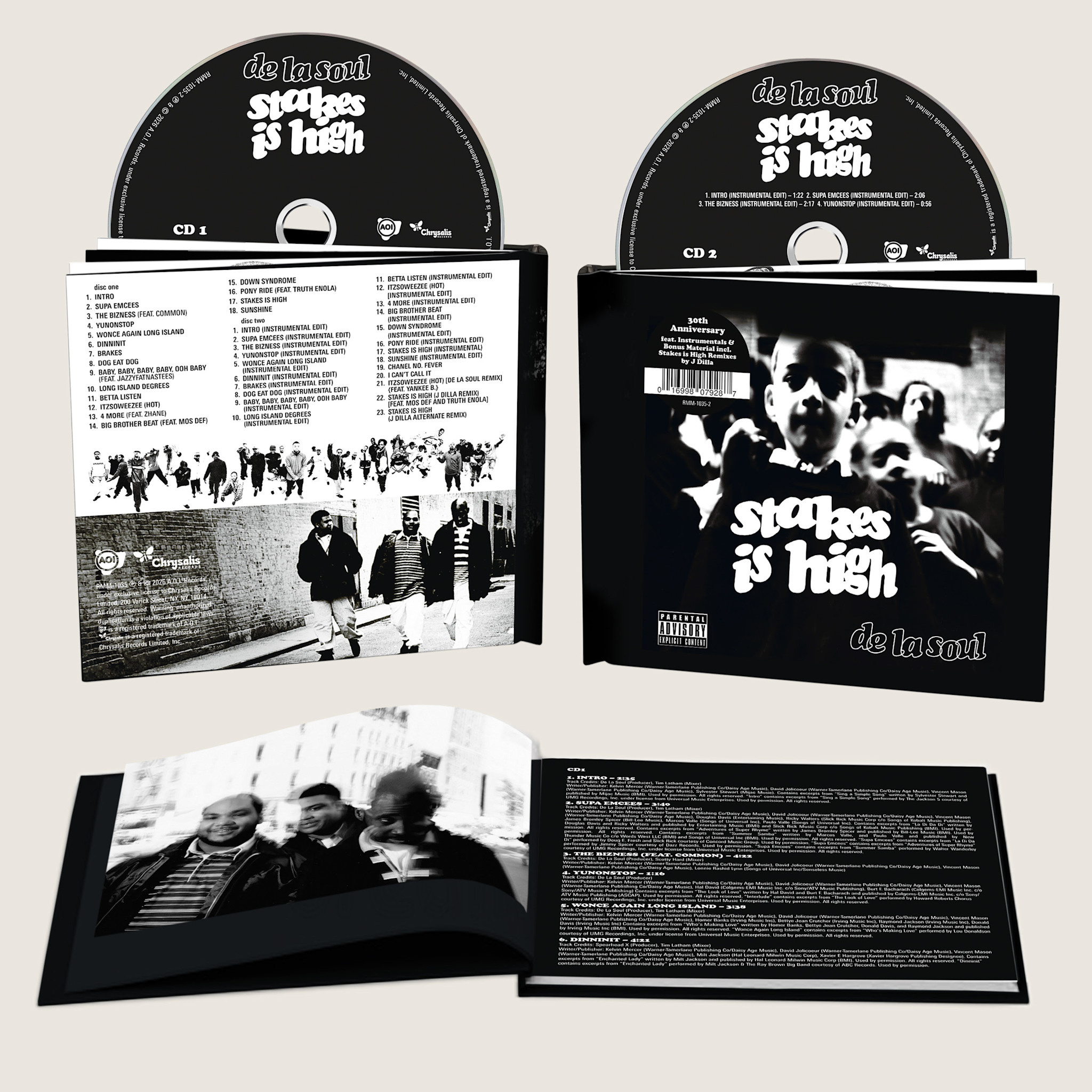 Chrysalis Records De La Soul - Stakes Is High (30th Anniversary Deluxe CD)