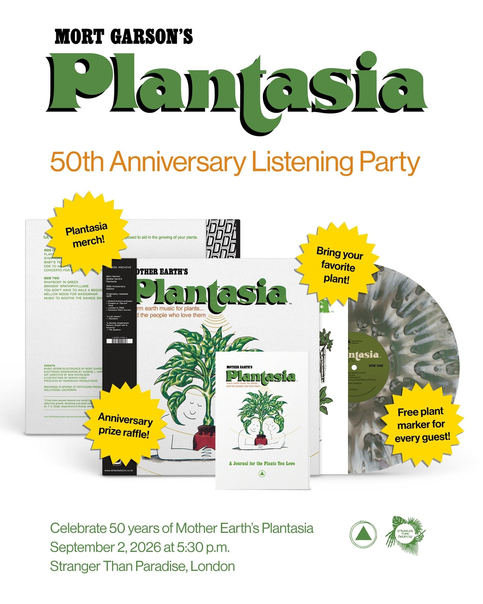 Celebrate 50 years of Mother Earth's Plantasia - Listening Event