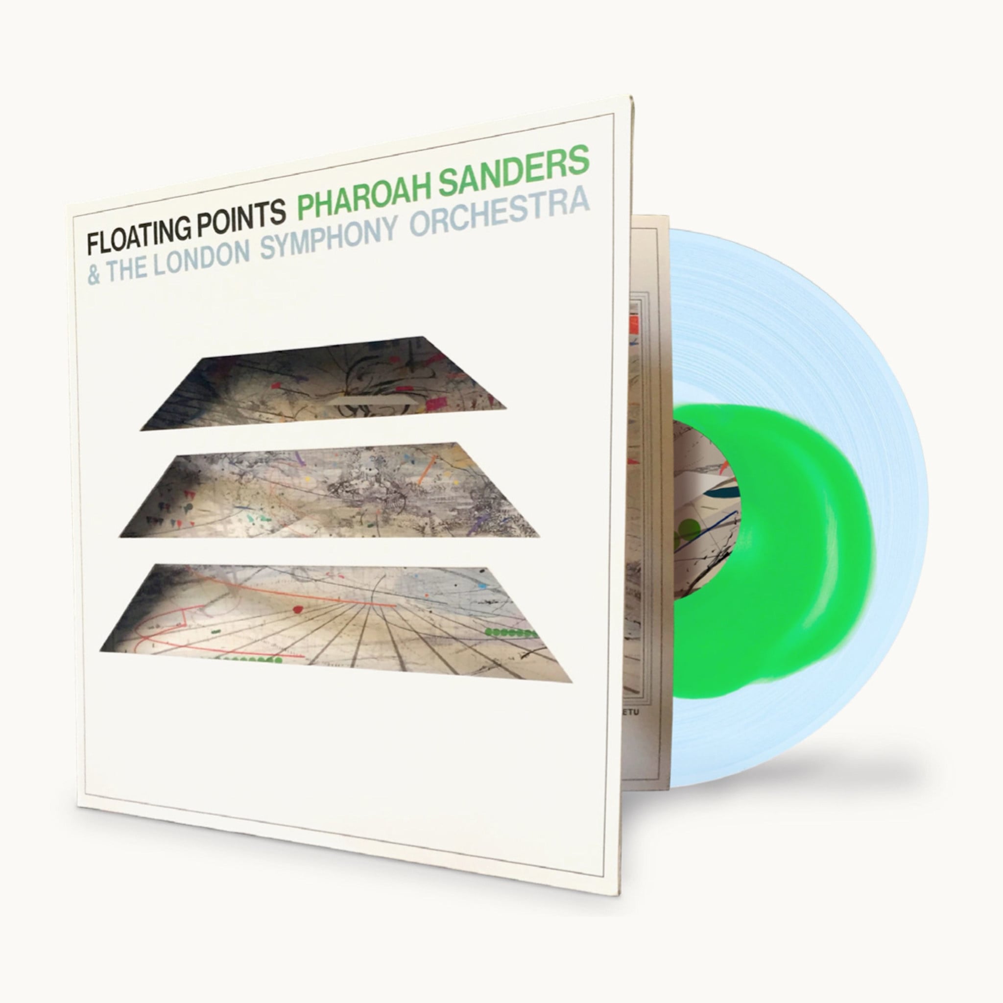 Luaka Bop Floating Points, Pharoah Sanders & The London Symphony Orchestra - Promises (Blue/Green Vinyl)