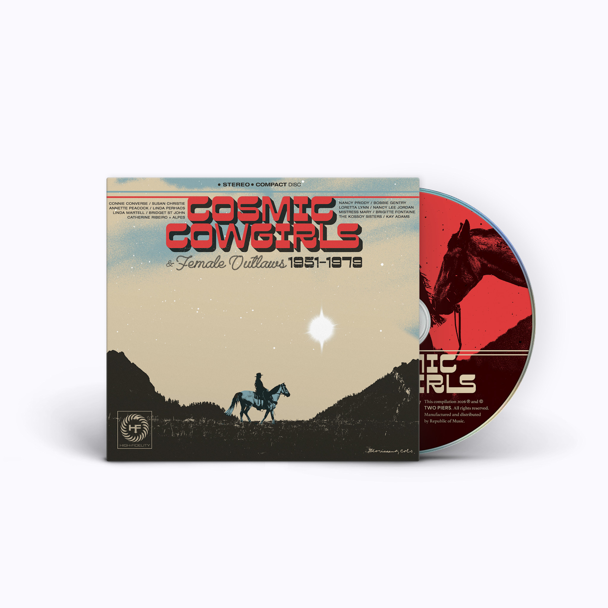 Two-Piers Various - Cosmic Cowgirls & Female Outlaws 1951-1979 (CD)