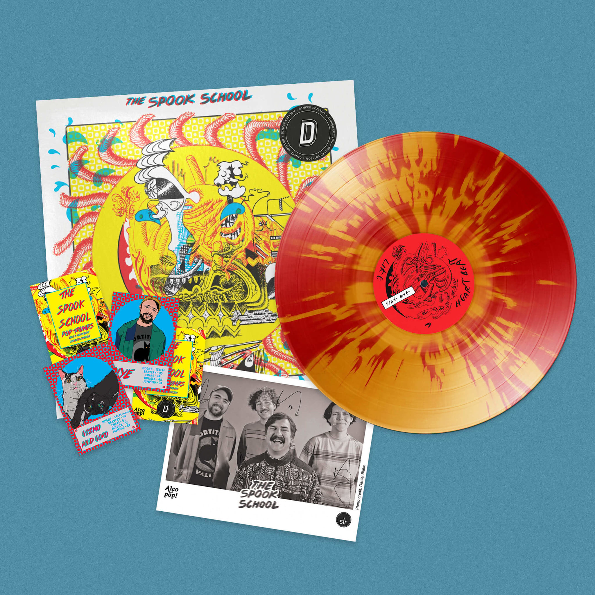 Alcopop! Records SIGNED The Spook School - Like A Heartbeat (Dinked Edition)