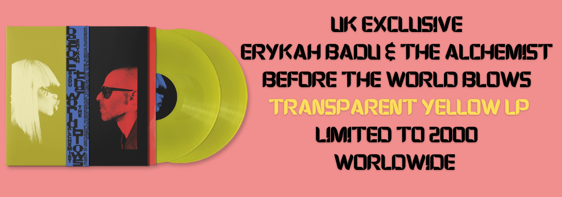Erykah Badu & The Alchemist - Before the World Blows (Transparent Yellow Vinyl)