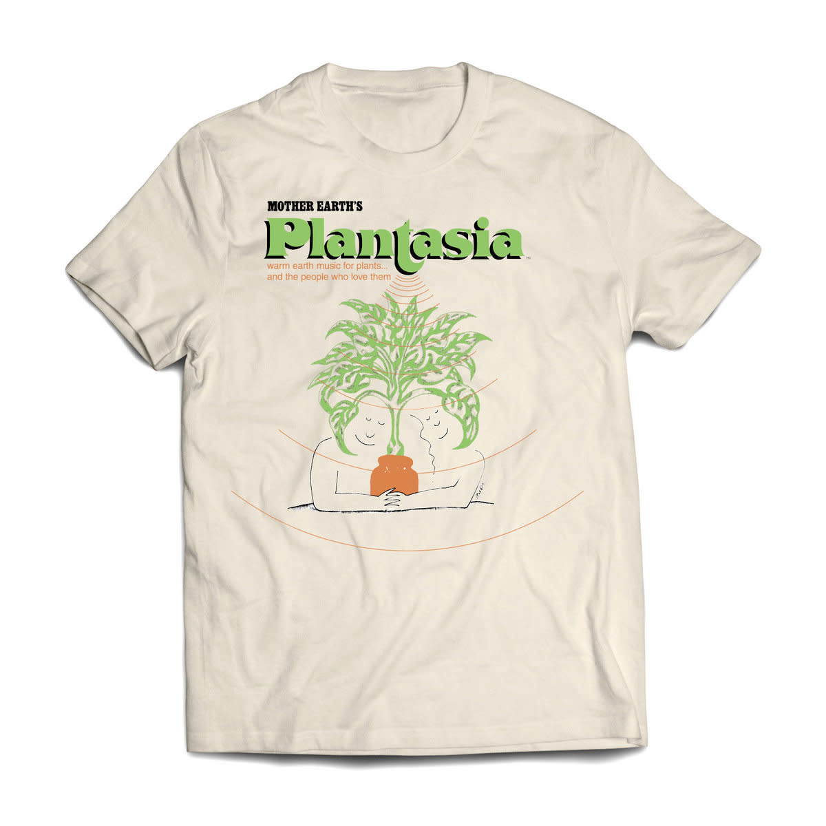 Sacred Bones Records Plantasia "Cover Art" Tan T-Shirt [XL]