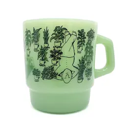Sacred Bones Records Mort Garson - Plantasia: Milk Glass Mugs [Green Glass]