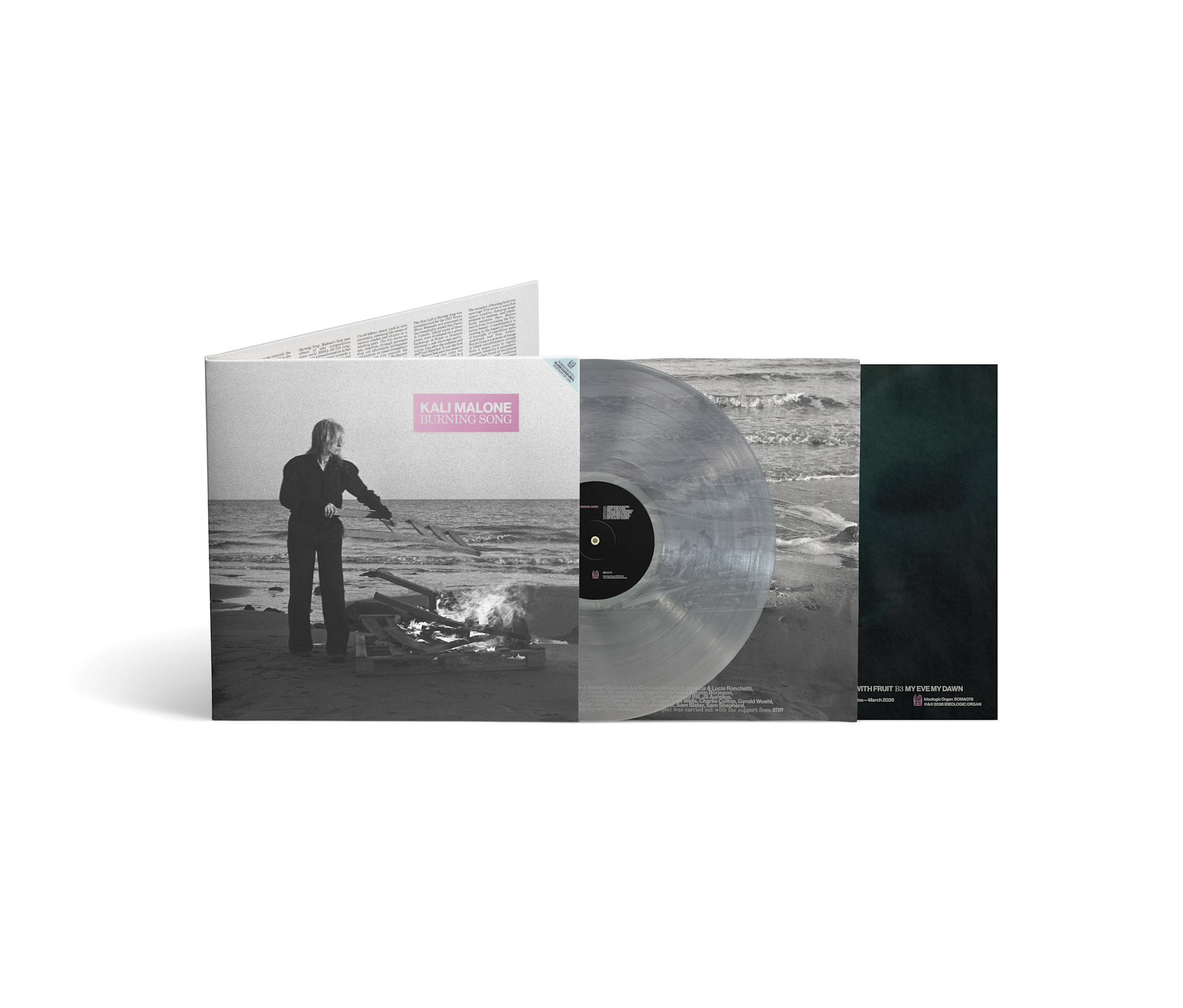 Ideologic Organ Kali Malone - Burning Song (Glass Clear Vinyl)