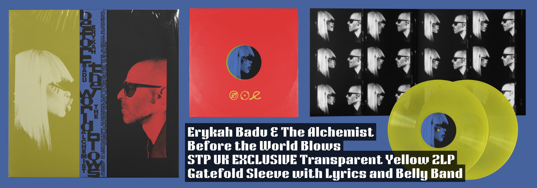 Erykah Badu & The Alchemist - Before the World Blows (Transparent Yellow Vinyl)