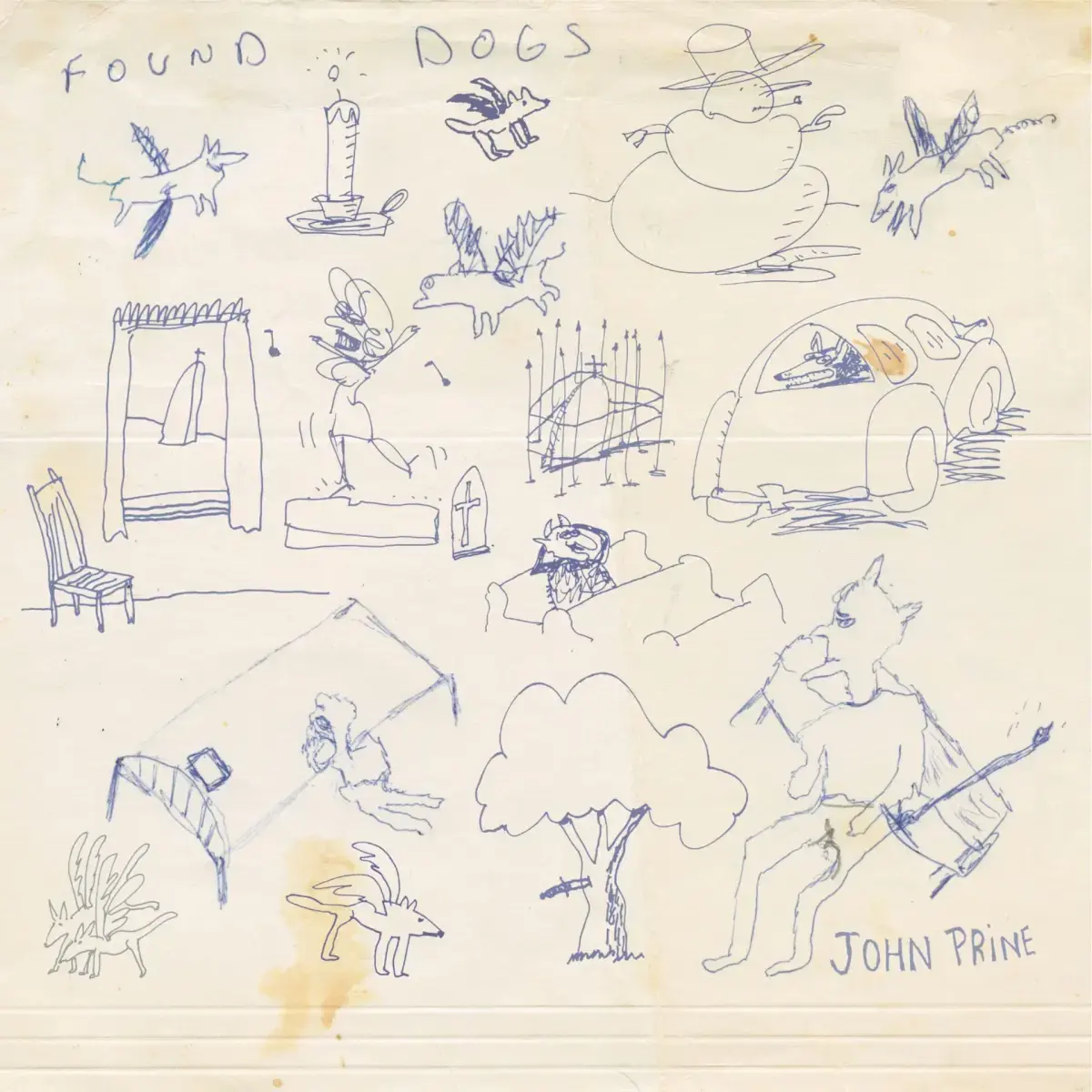 Oh Boy Records John Prine - Found Dogs