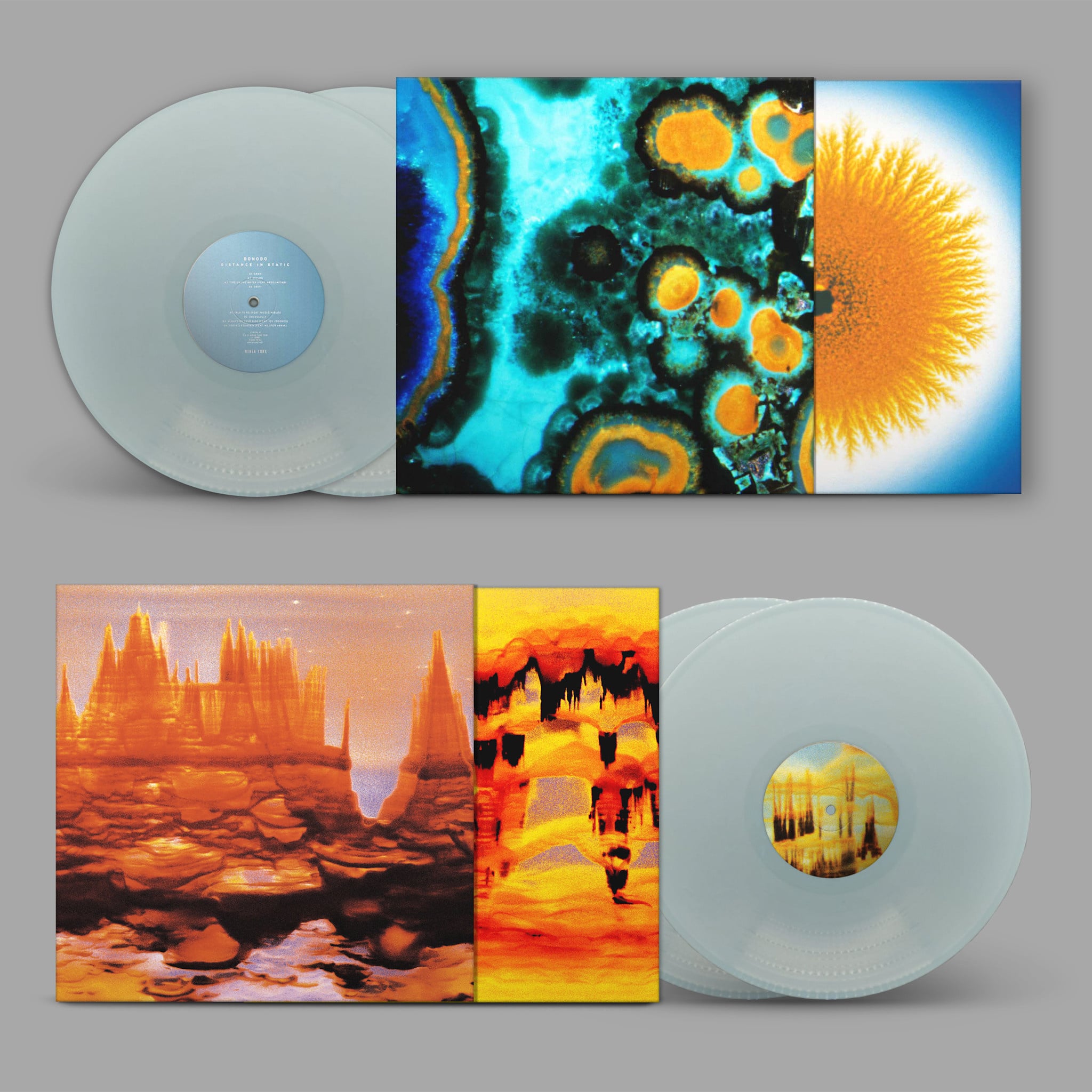 Ninja Tune SIGNED Bonobo - Distance In Static (Pastel Blue Vinyl)
