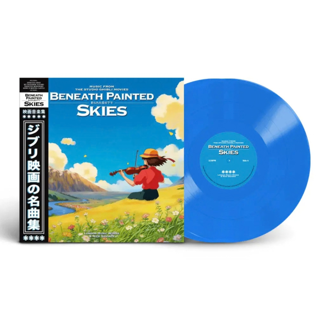 Diggers Factory Beneath Painted Skies: Music from the Studio Ghibli Movies (Blue Vinyl)