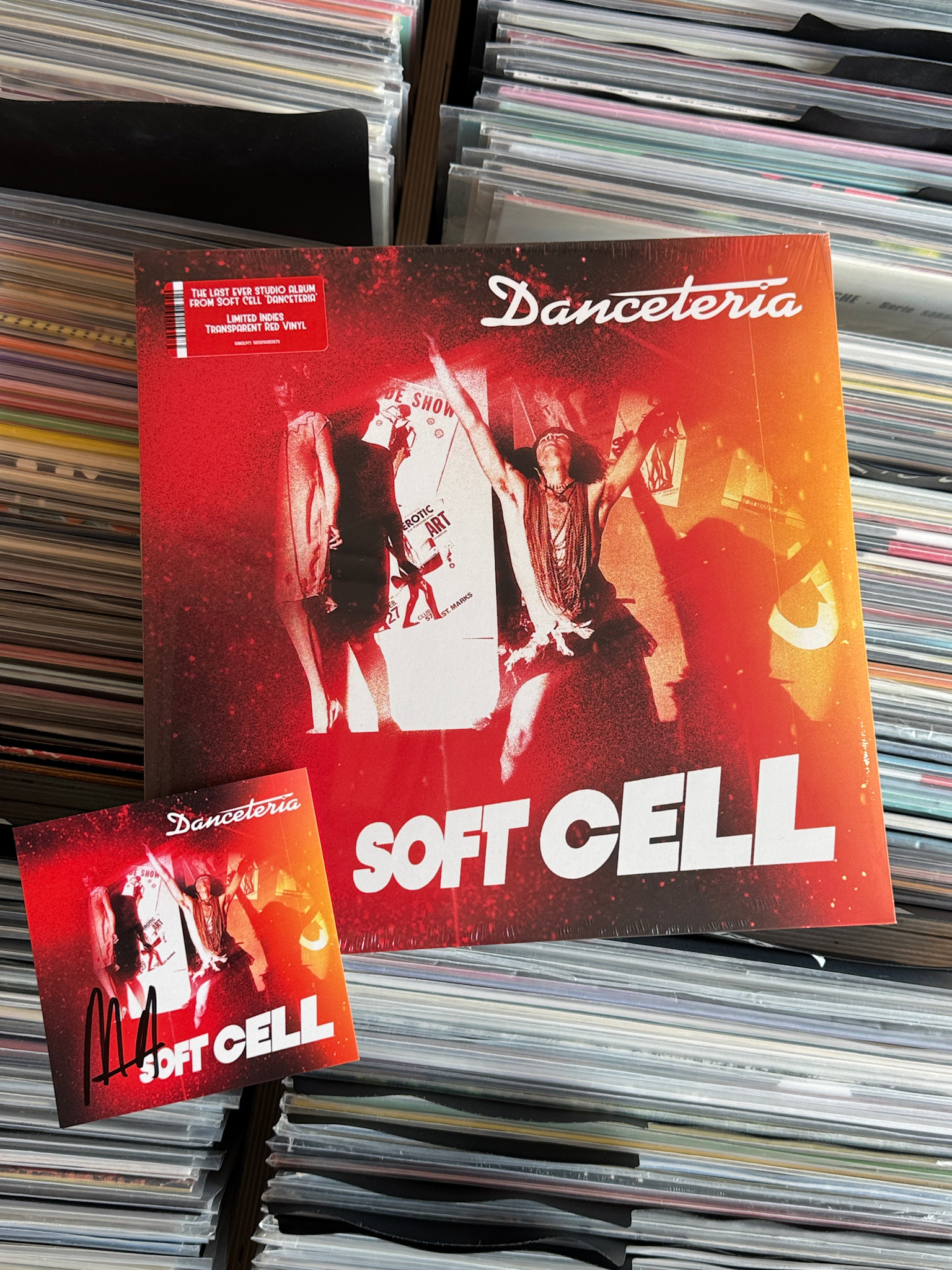 Soft Cell Music SIGNED Soft Cell - Danceteria (Transparent Red Vinyl)