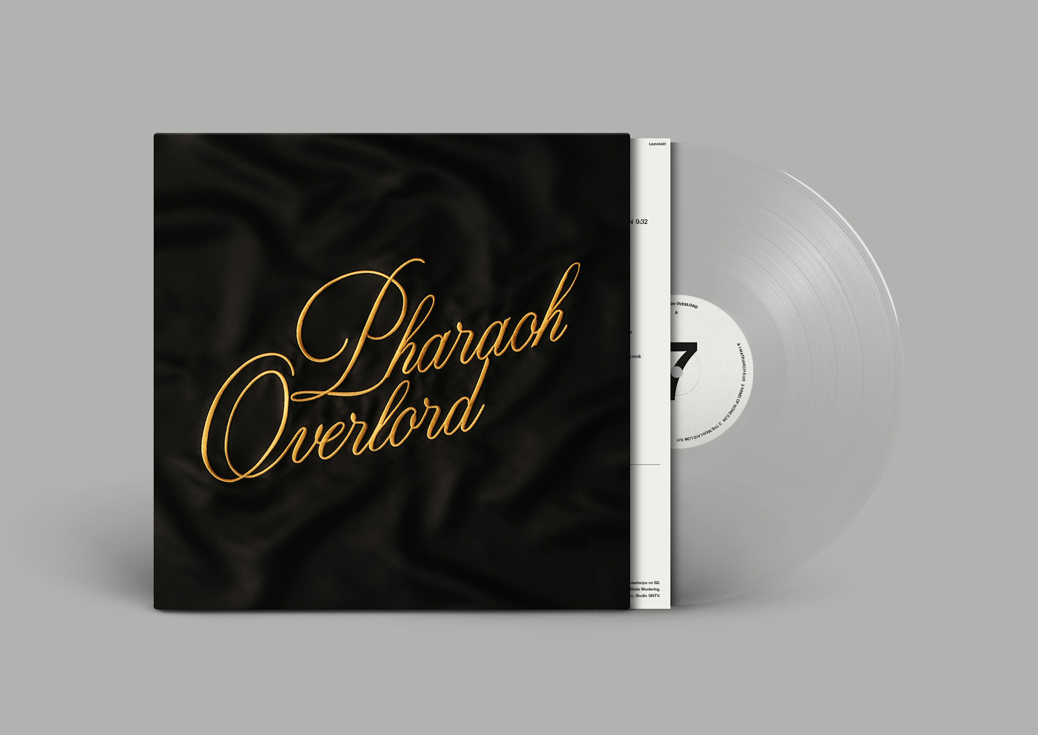 Rocket Recordings Pharaoh Overlord - 7 (Clear Vinyl)