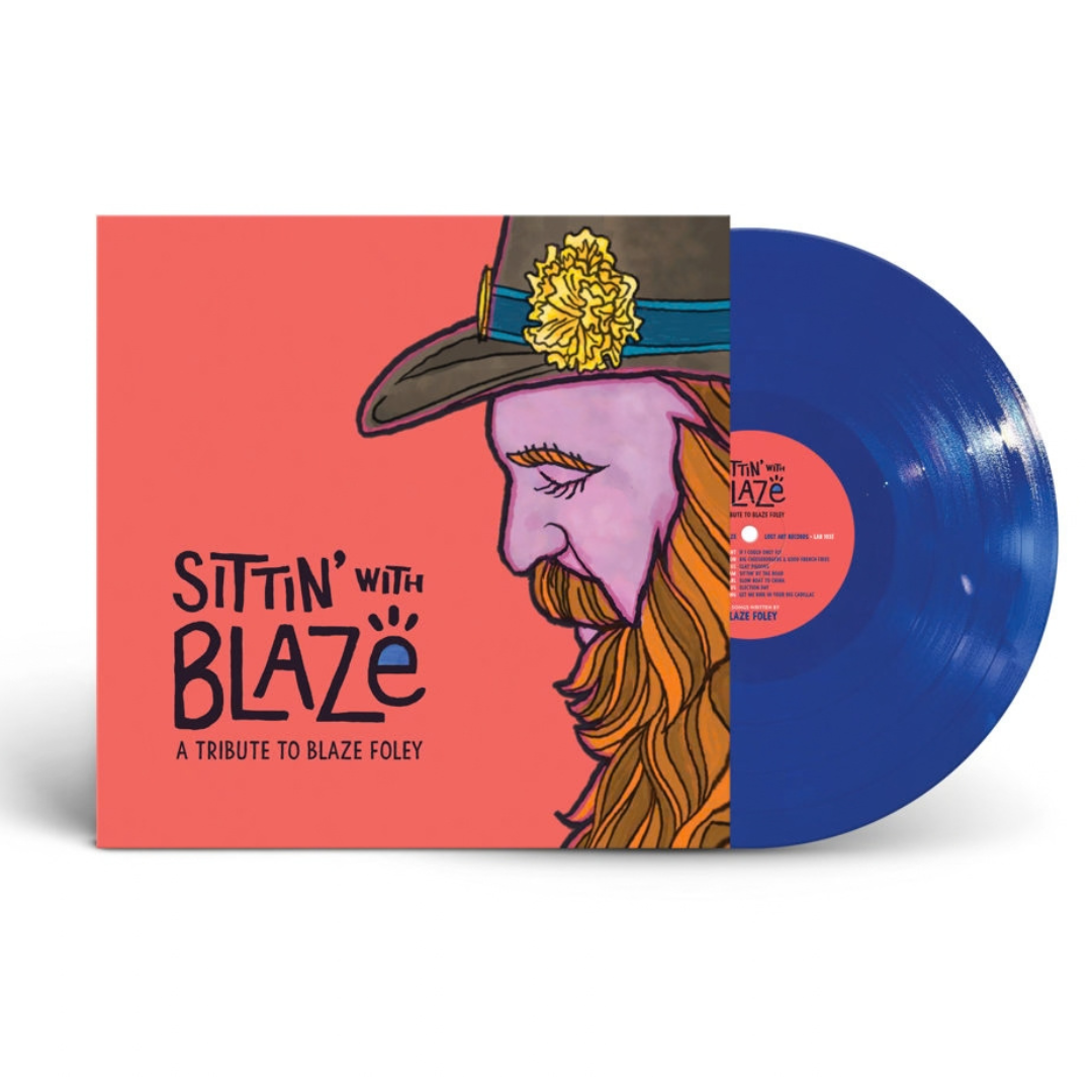 Lost Art Records Various - Sittin' With Blaze: A Tribute to Blaze Foley (Sky Blue Vinyl)