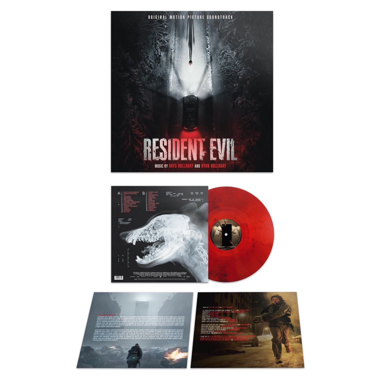 Sony Masterworks Hays Holladay & Ryan Holladay - Resident Evil OST (Red Smoke Vinyl)