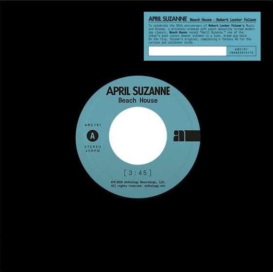 Anthology Recordings Beach House & Robert Lester Folsom - April Suzanne